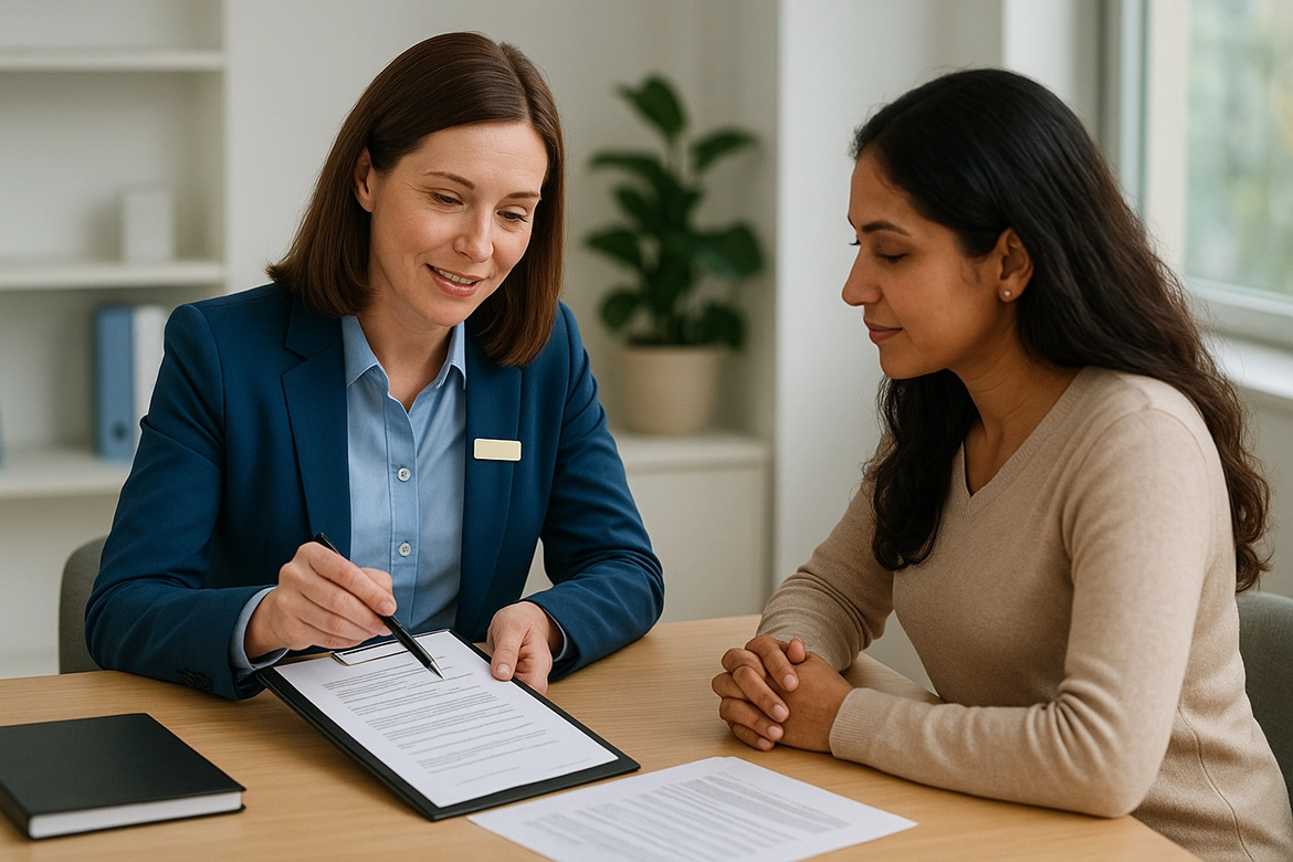 1. Bonded immigration consultant for form prep