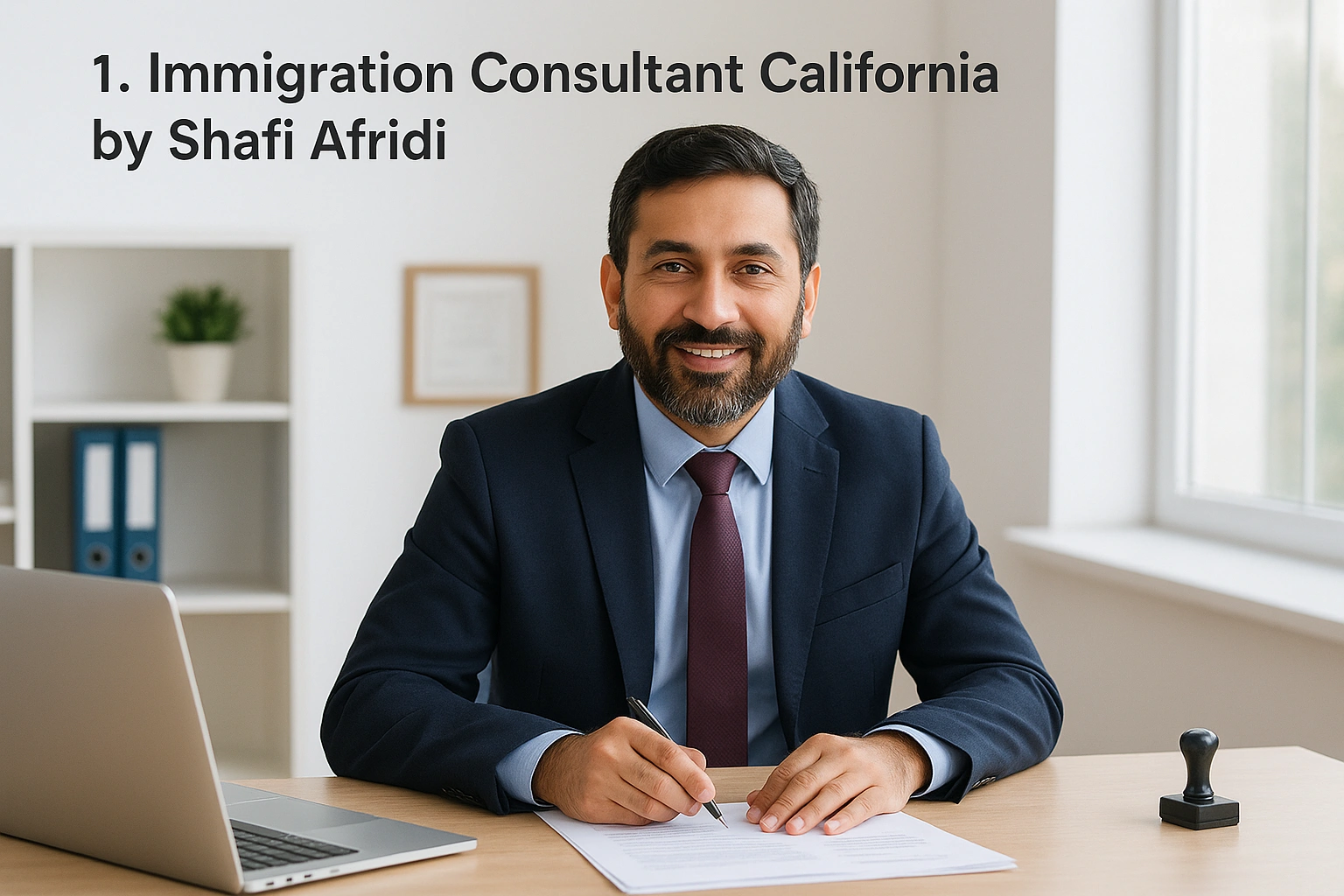 1. Immigration Consultant California by Shafi Afridi