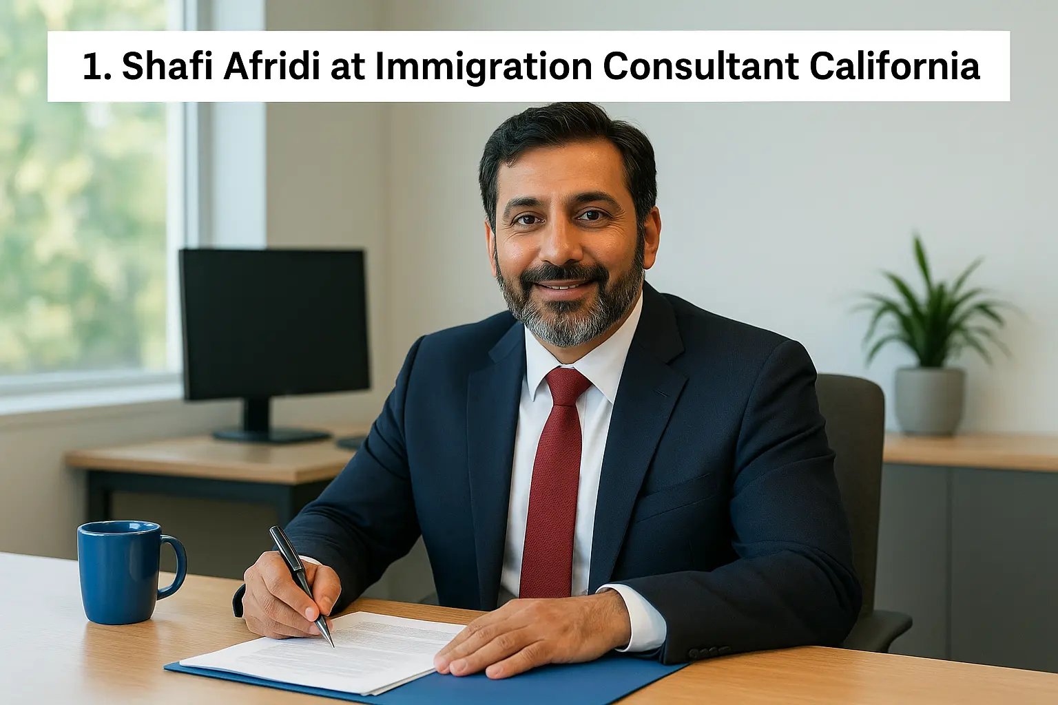 1. Shafi Afridi at Immigration Consultant California