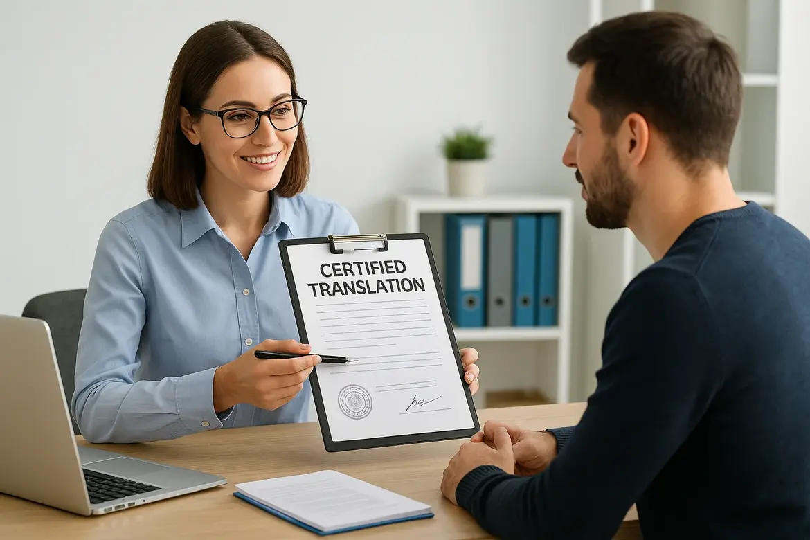 10. Certified translation and document support services