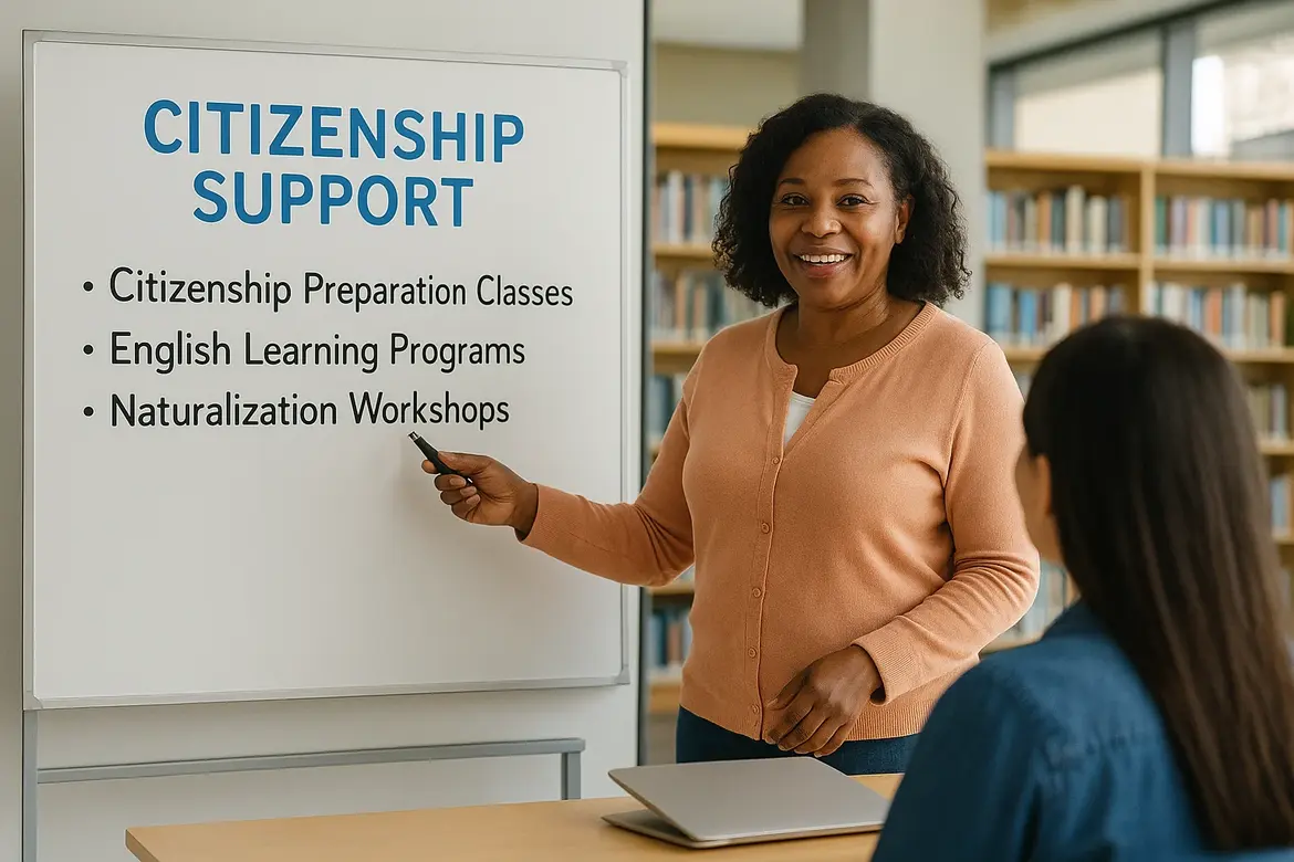 10. LA County Library citizenship support