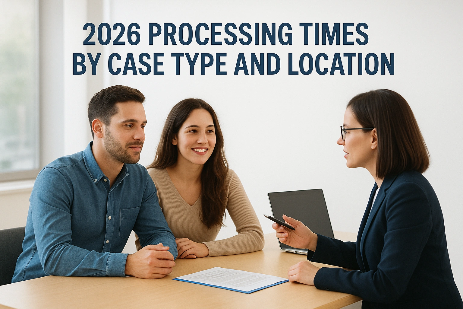 2026 processing times by case type and location
