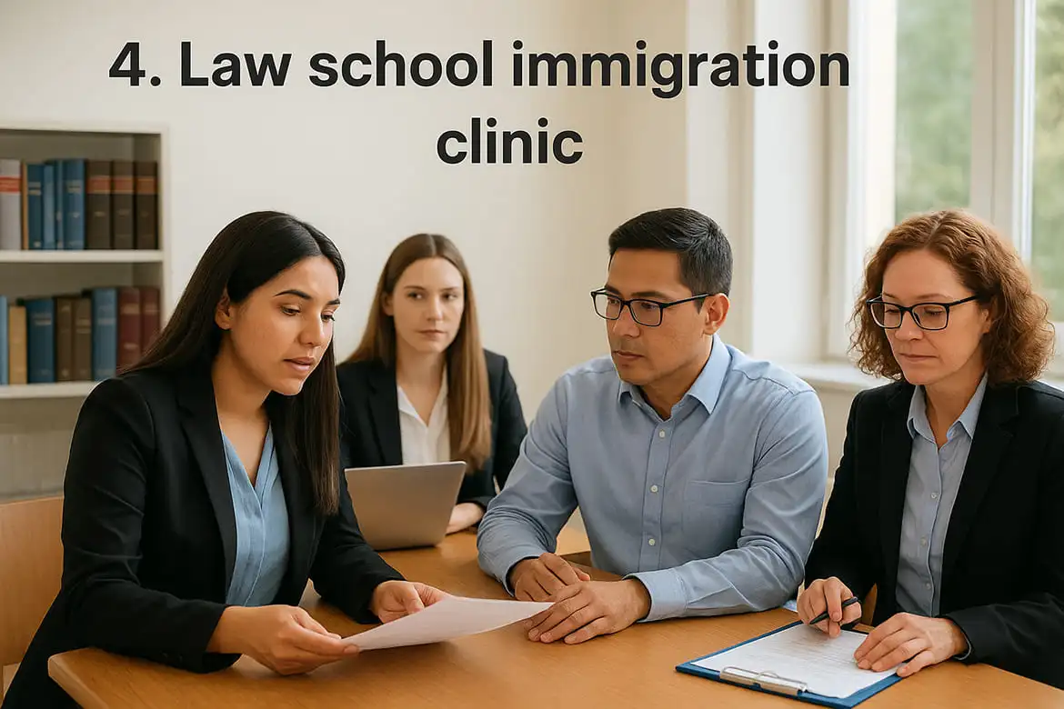 4. Law school immigration clinic