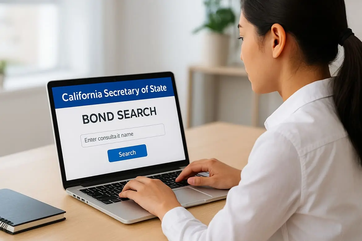 8. California Secretary of State bond search