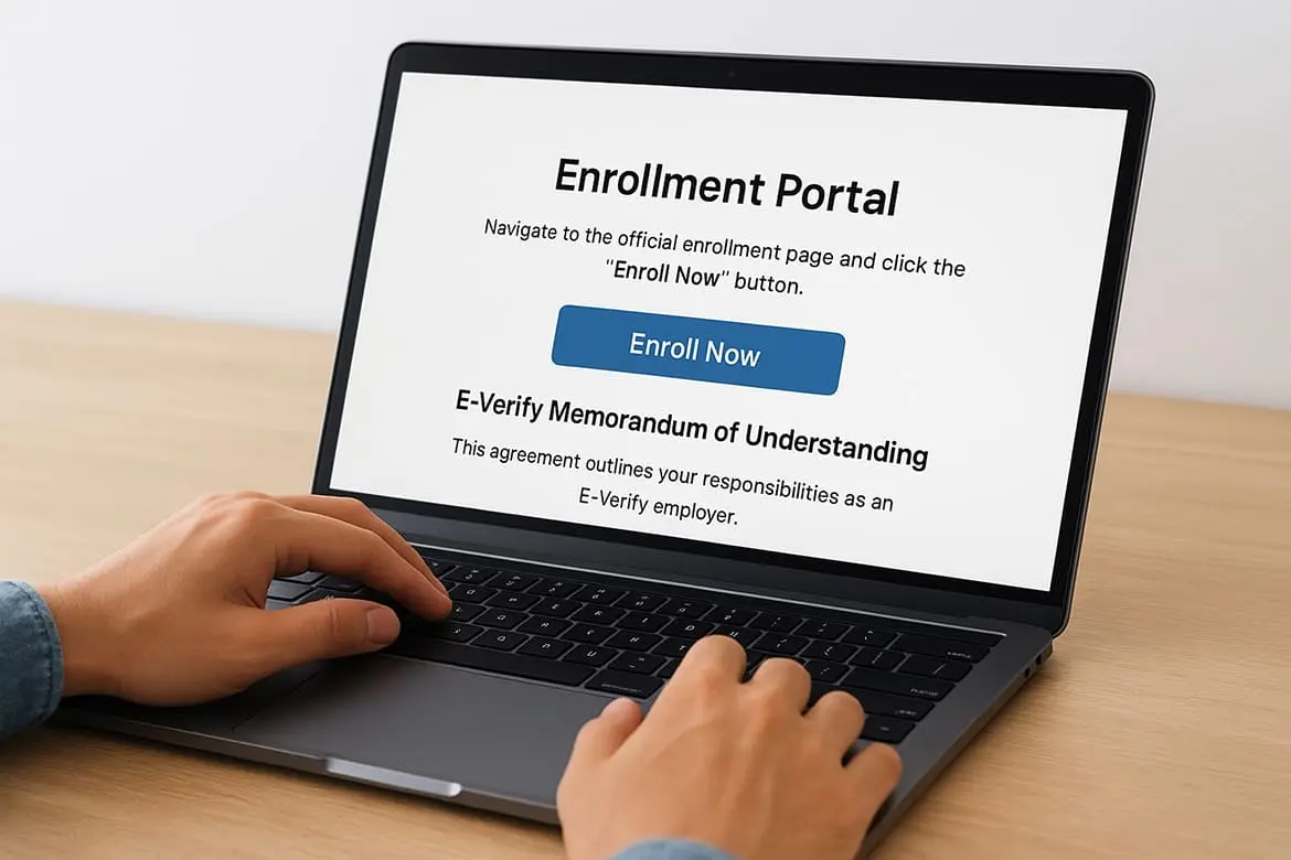 Access the enrollment portal