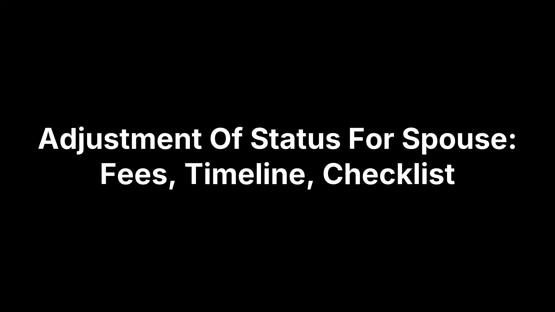 adjustment of status for spouse infographic