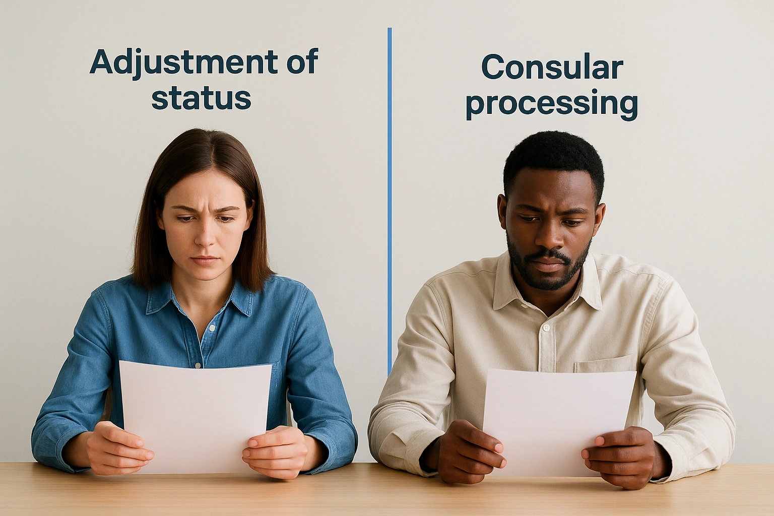 Adjustment of status vs. consular processing explained