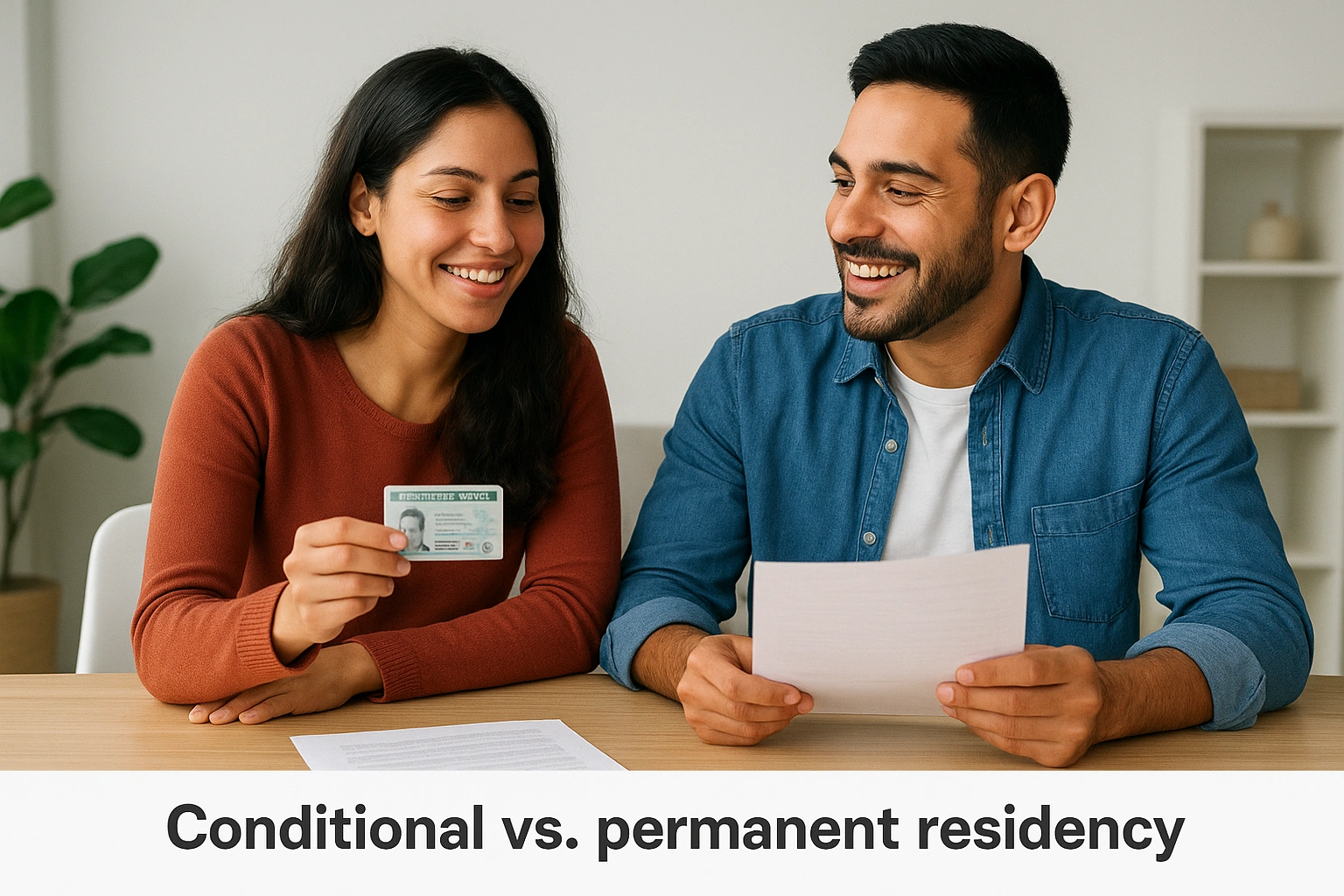 Conditional vs. permanent residency