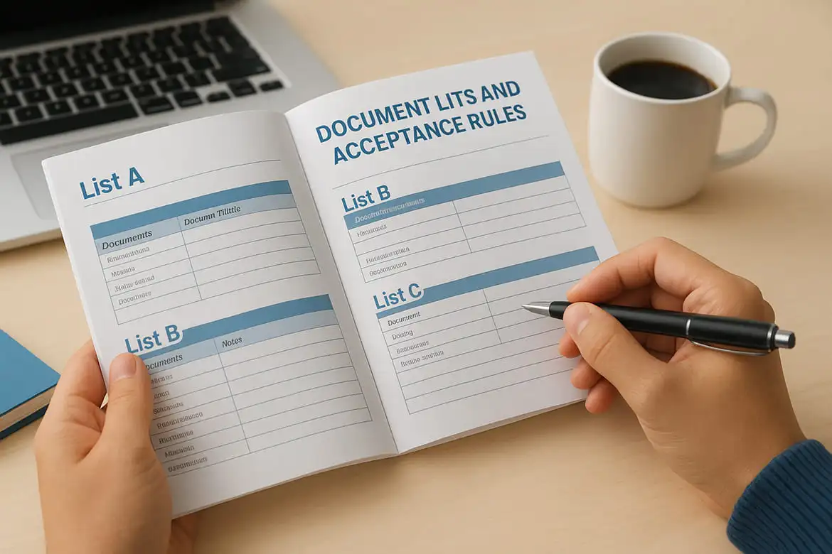 Document Lists and Acceptance Rules