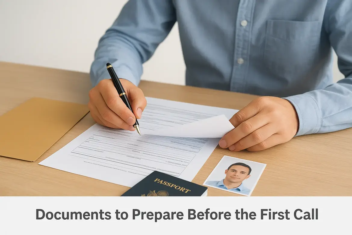 Documents to Prepare Before the First Call