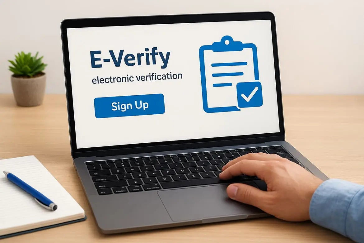 E-Verify electronic verification