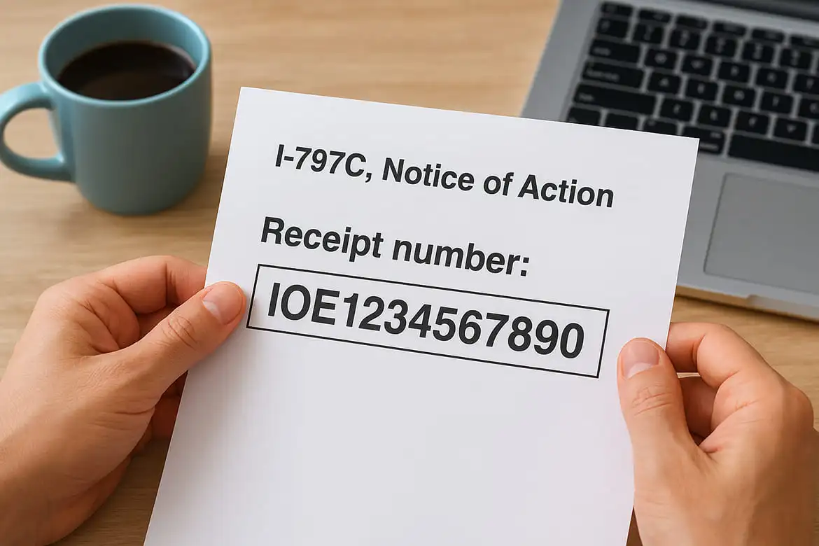 Find your receipt number