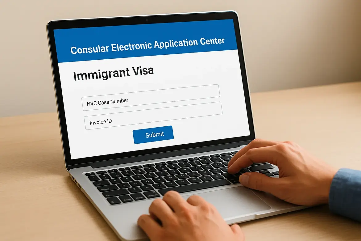 How to log into CEAC