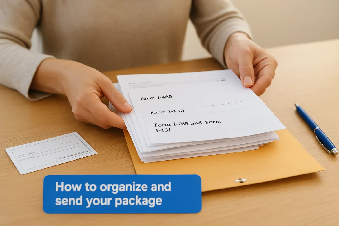 How to organize and send your package