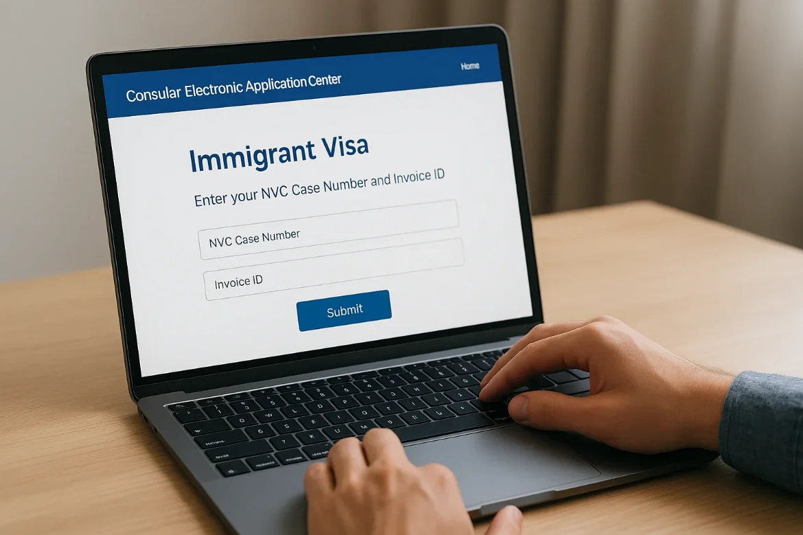 How to use the CEAC portal