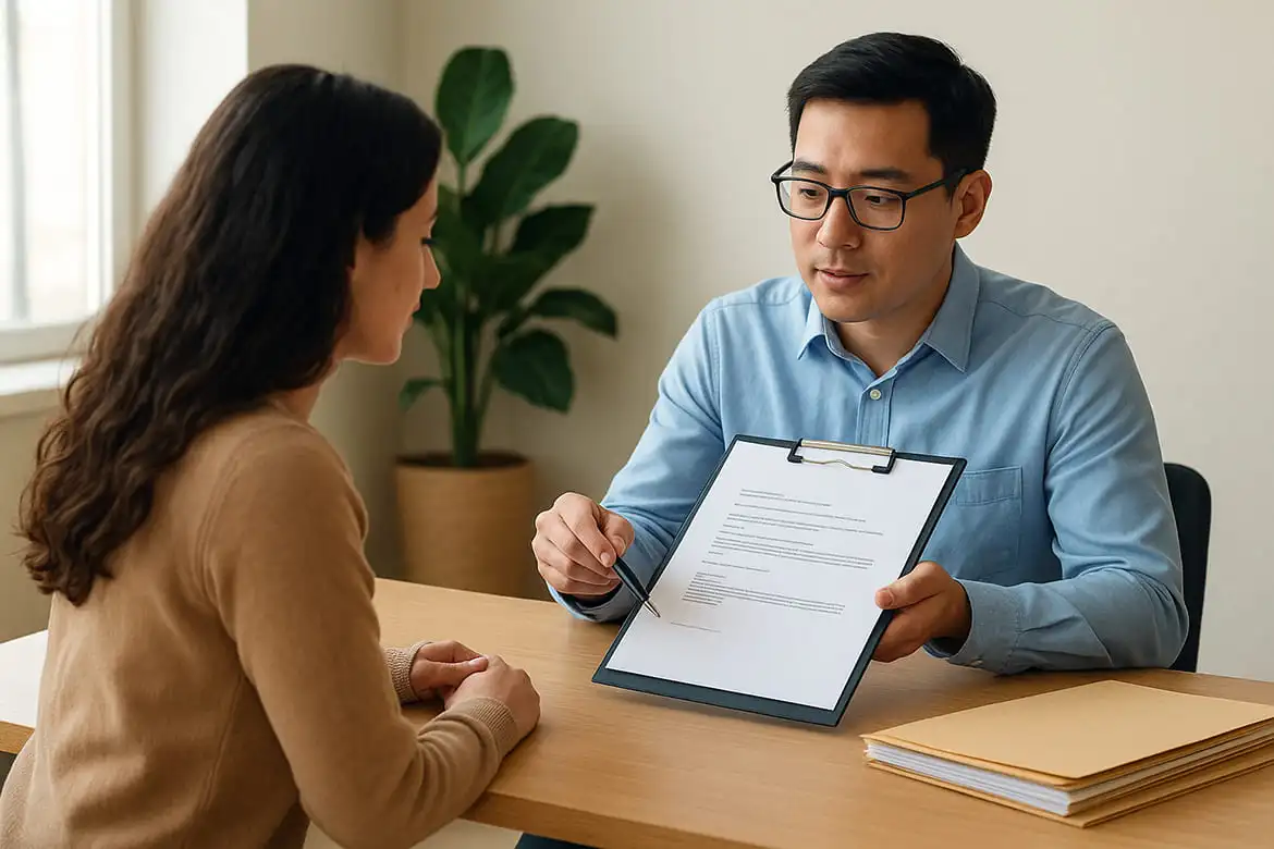 Initial case review and form identification