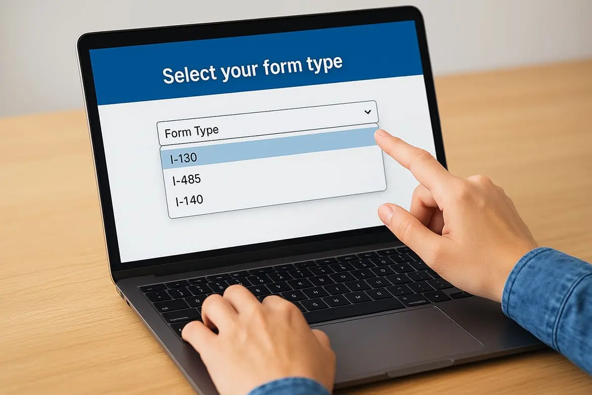 Select your form type
