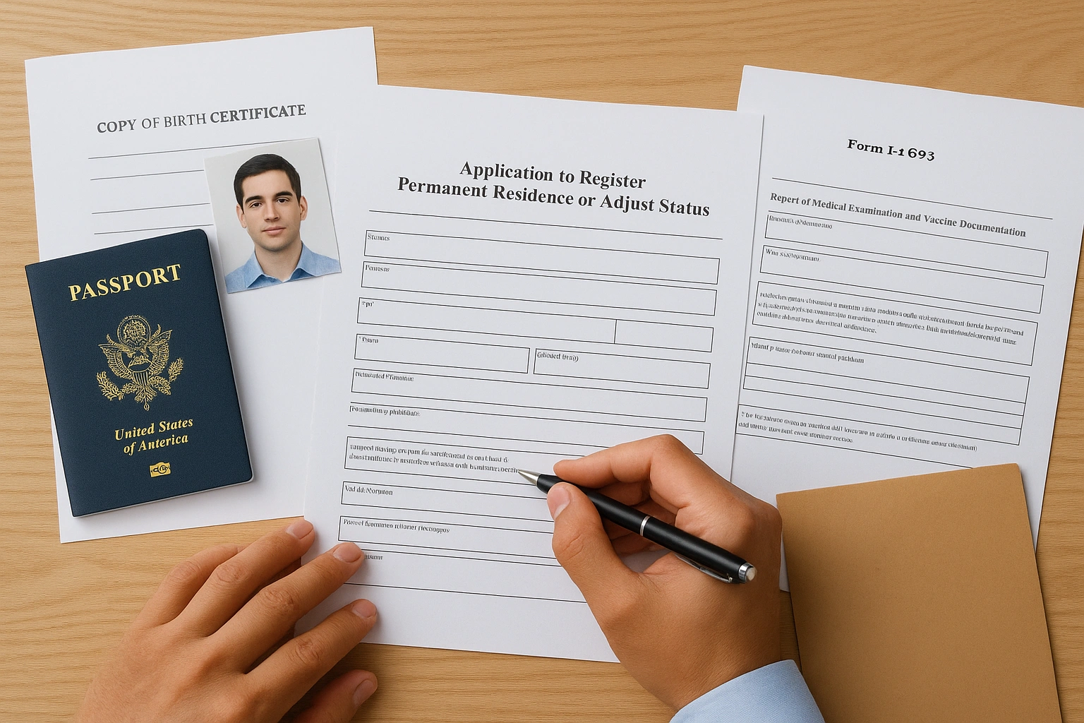 Step 2. Gather documents and file Form I-485