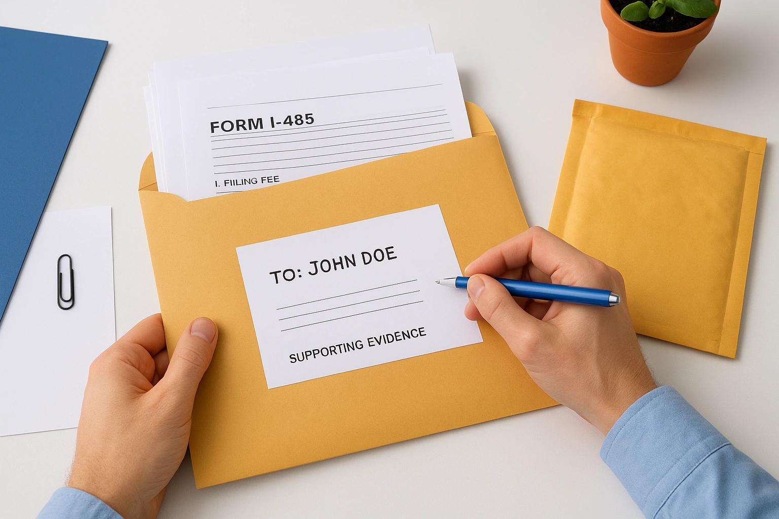 Step 4. Assemble and label your mailing package correctly