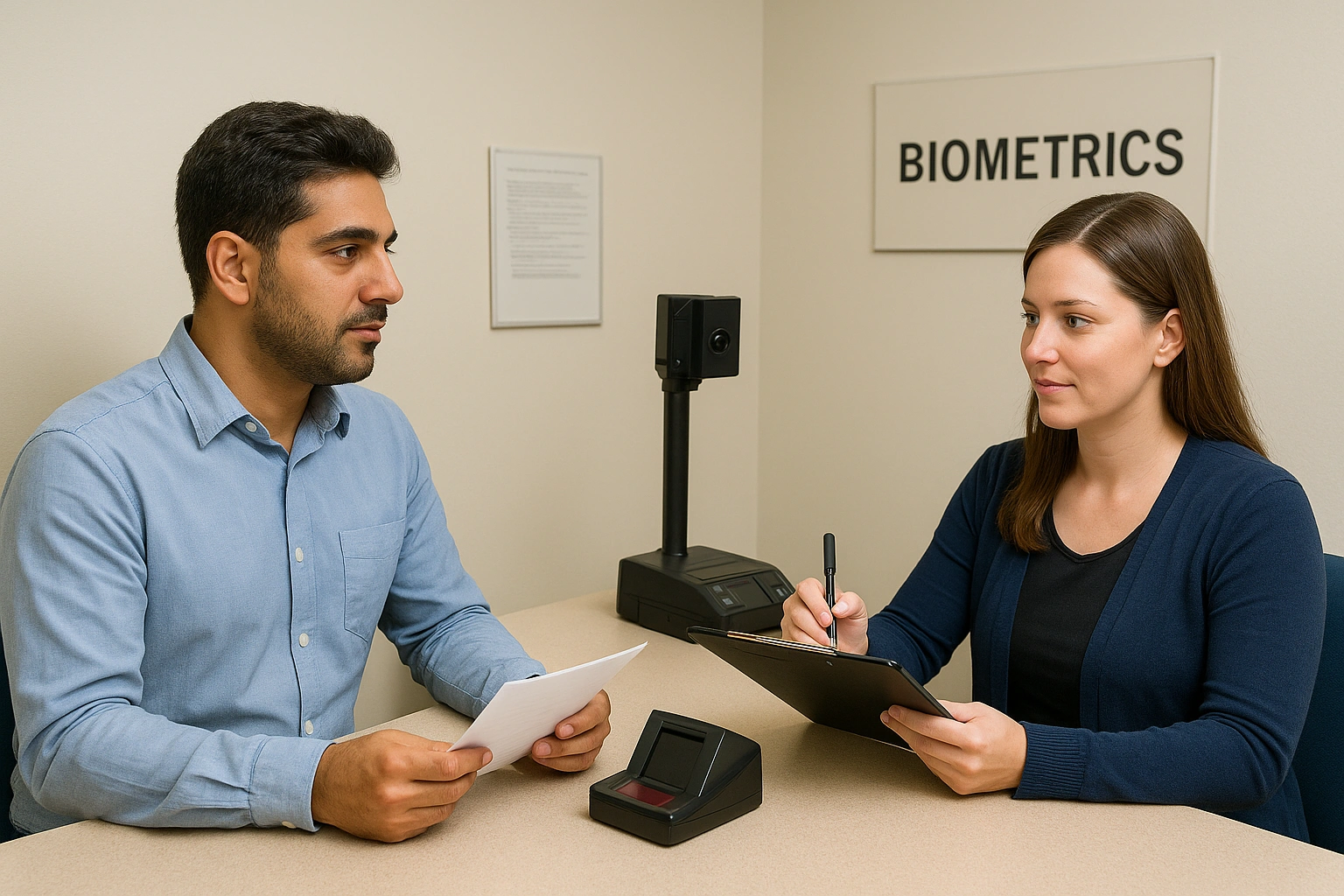 Step 4. Complete biometrics and the green card interview