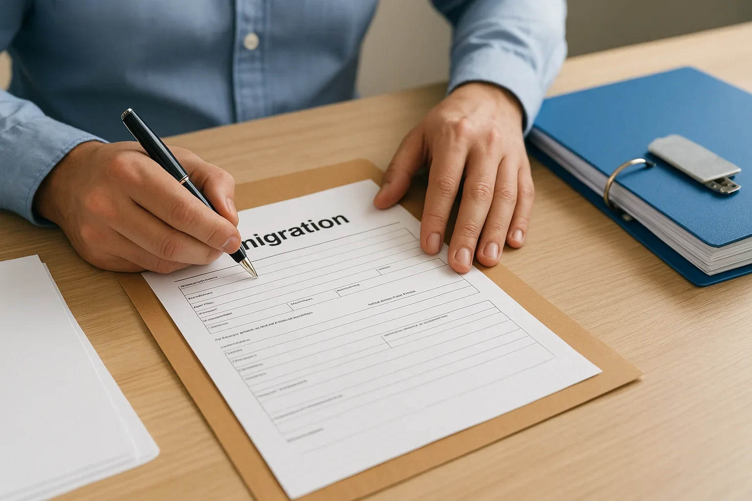 The difference between preparing and filing