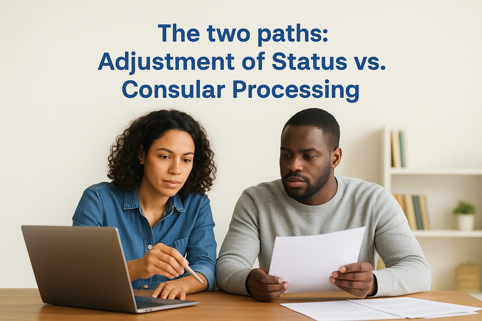 The two paths: Adjustment of Status vs. Consular Processing