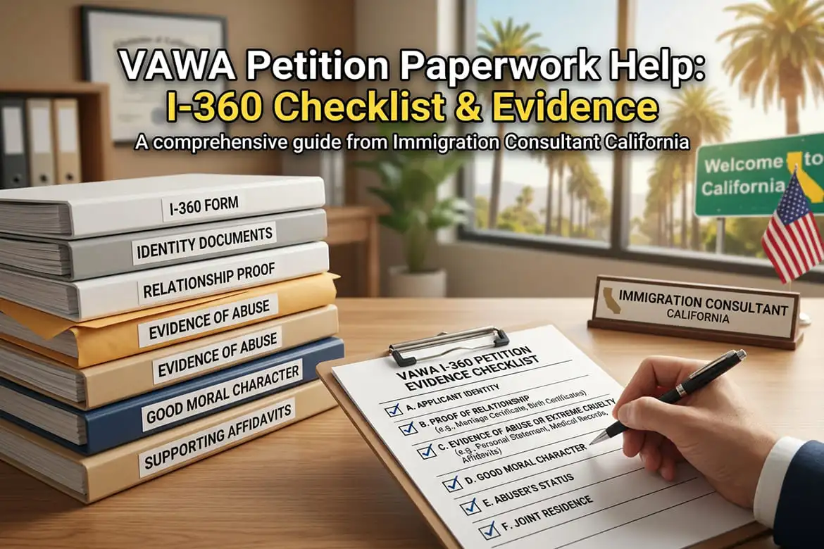VAWA Petition Paperwork Help