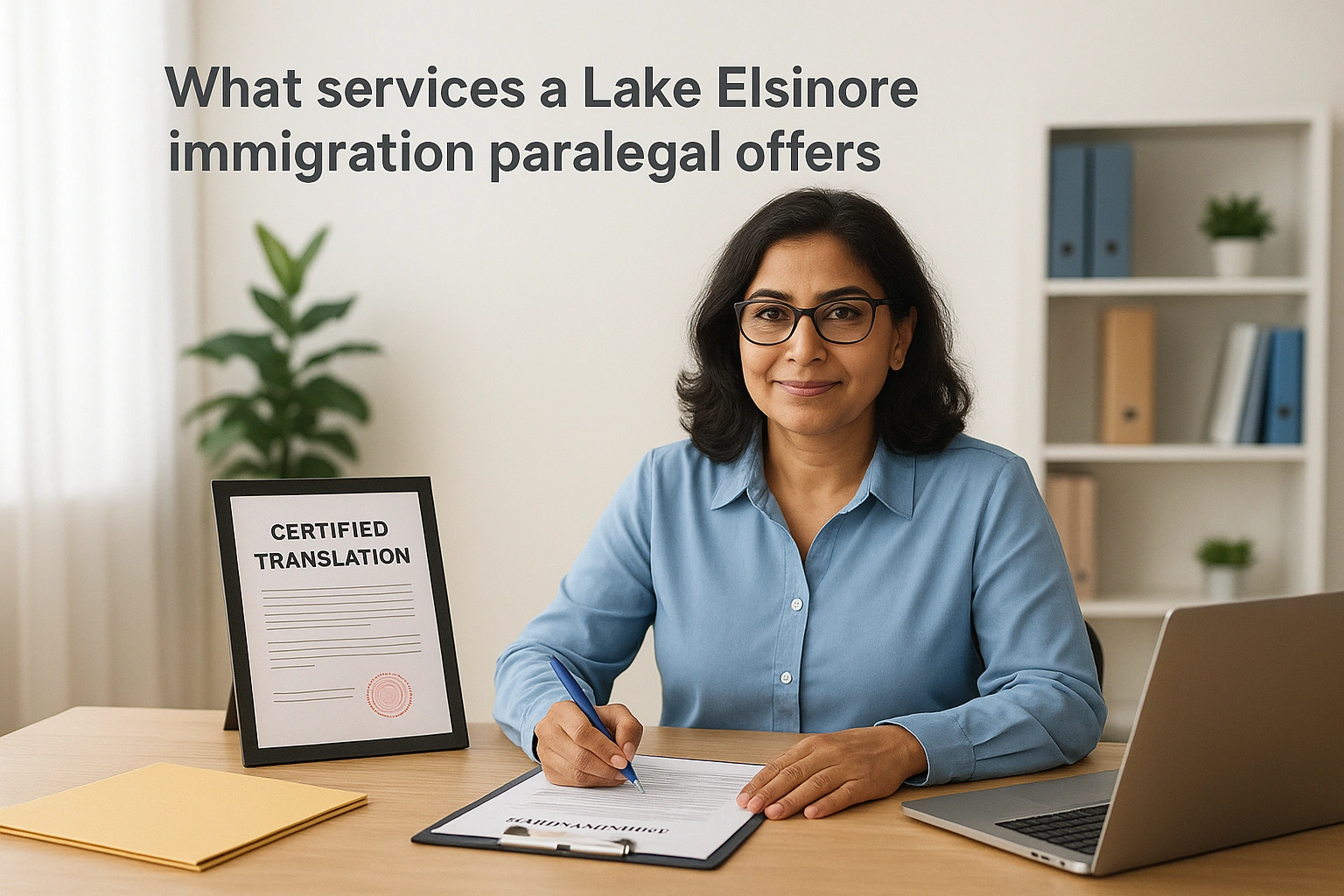 What services a Lake Elsinore immigration paralegal offers