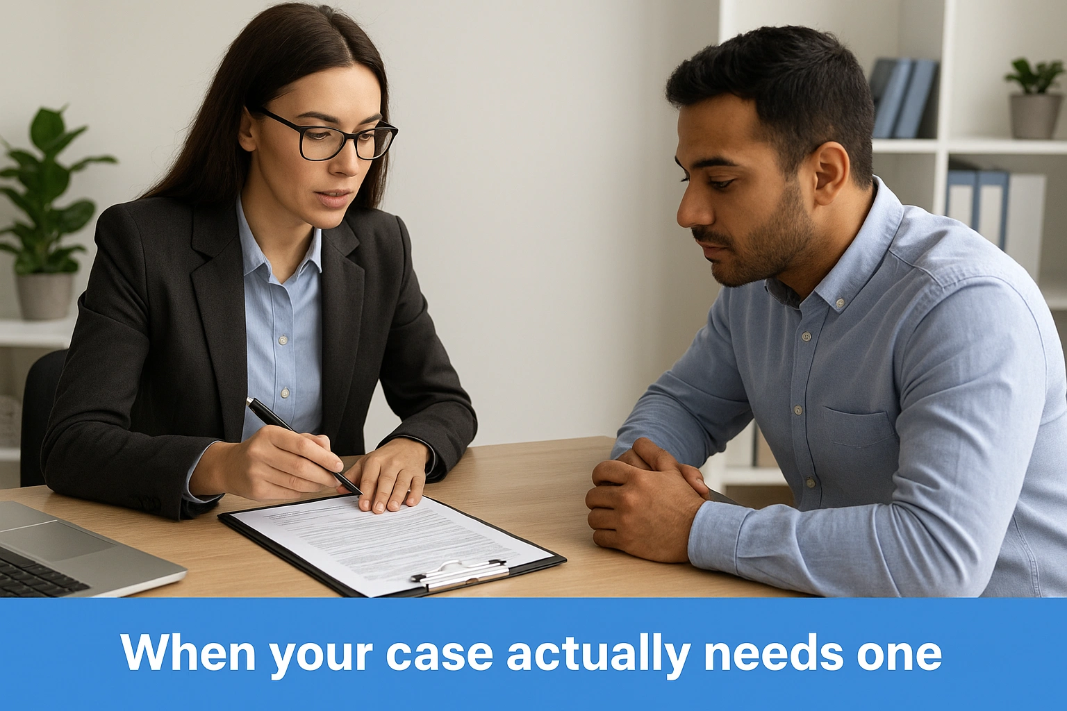When your case actually needs one