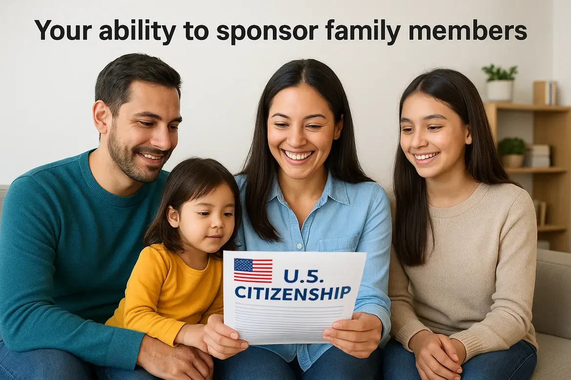Your ability to sponsor family members